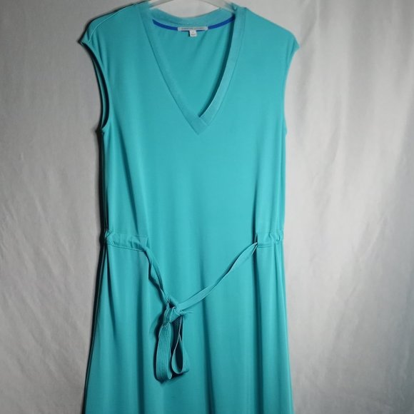 Adrienne Vittadini Women's Casual Comfort Mint Green Sleeveless Dress Size M - Picture 1 of 10